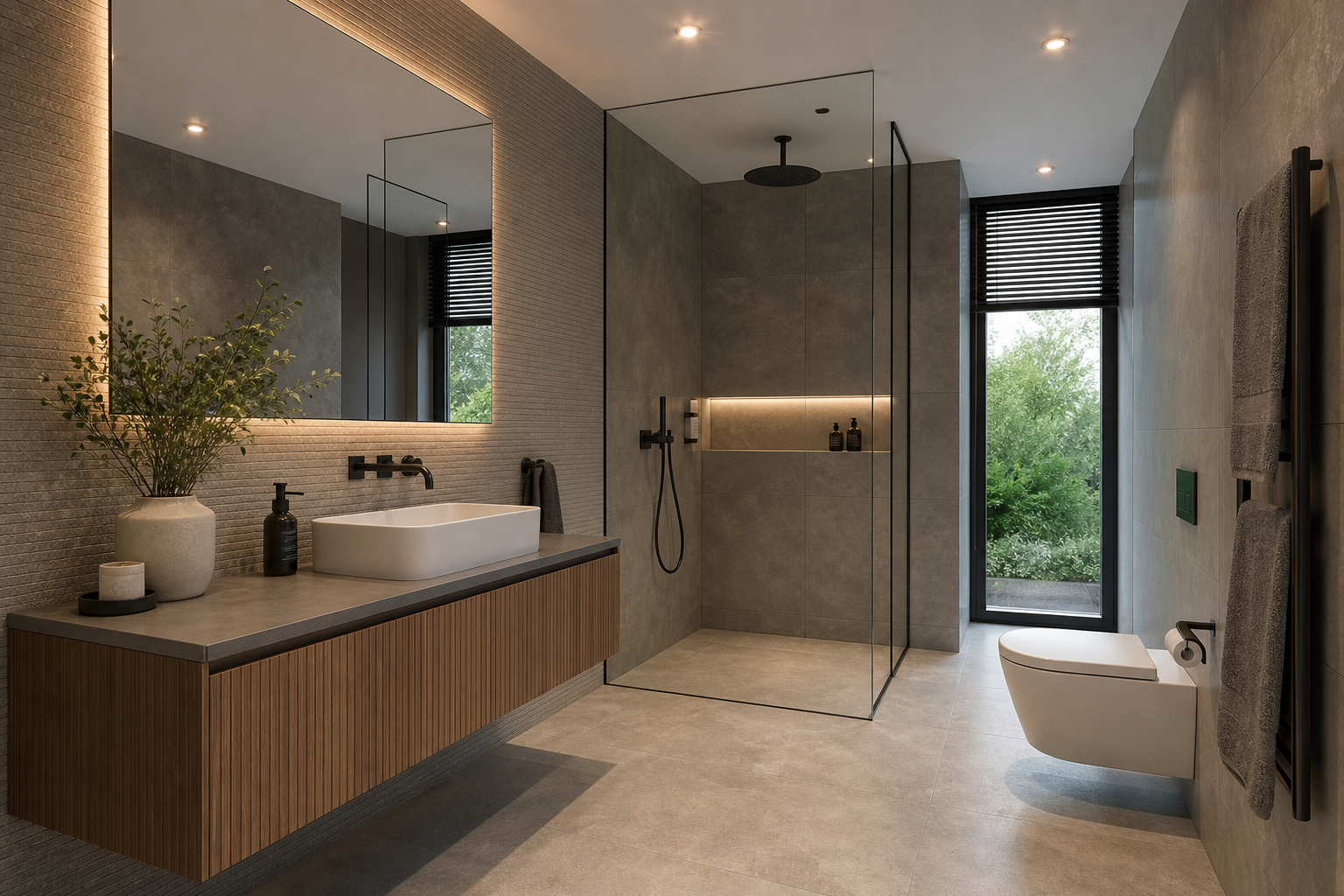 Sanitarios de diseño instalados en baño - ISAR Reformas